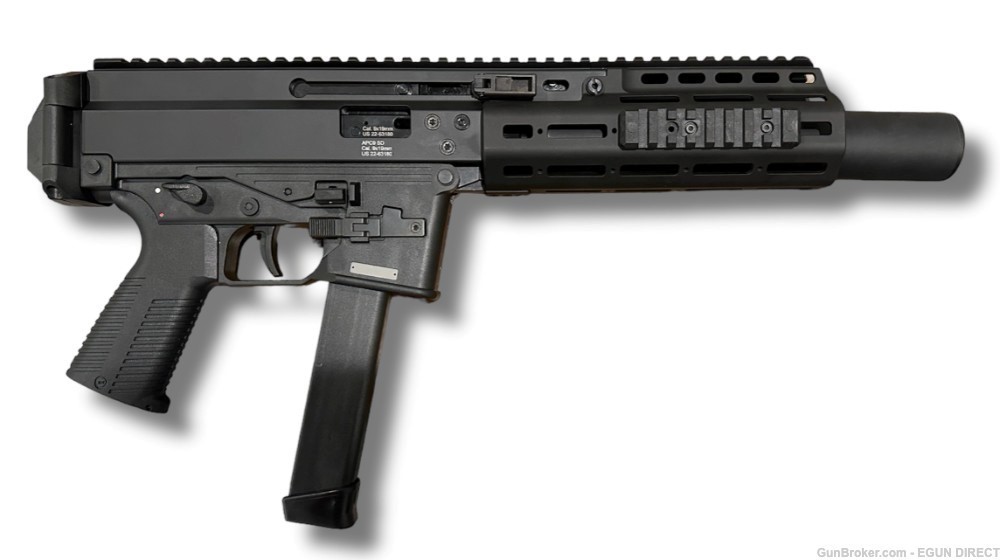 B&T APC9 SD PRO G 9mm 5.7" 33+1 Integrally Suppressed Pistol-img-0
