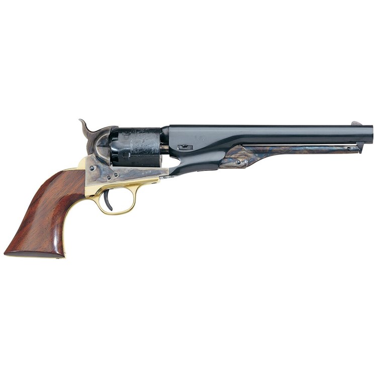 Uberti 1861 Navy Brass .36 Cal 7.5" C/H Frame  Black Powder Revolver 340630-img-0