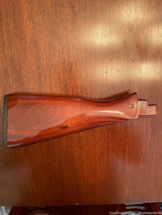 NOS Factory-finished Laminate Wood AKM Stock- Excellent cond.  -img-0