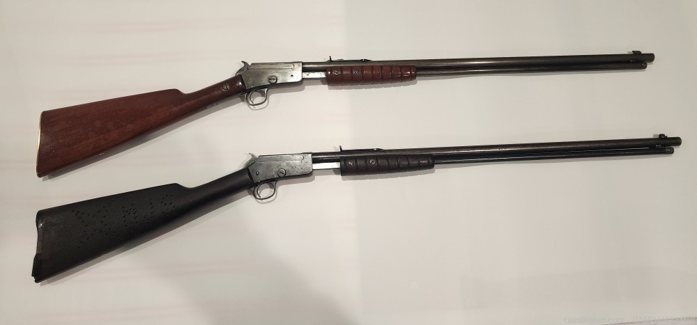 Well known pair of Marlin Model 37 Pump Action 22's  as Seen on Wikipedia-img-0