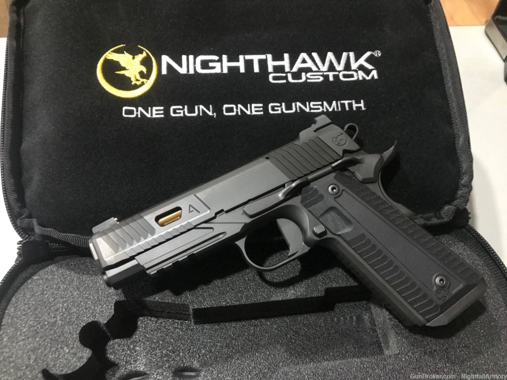 Nighthawk Custom Agent2 9mm 1911 Agent 2 IOS Black DLC gold, extra barrel 9-img-2