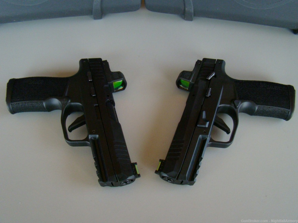 Pair of Sig Sauer P322 .22LR Pistols Romeo Zero Elite optic consec Serial #-img-5