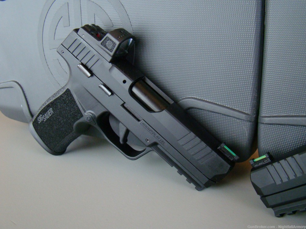 Pair of Sig Sauer P322 .22LR Pistols Romeo Zero Elite optic consec Serial #-img-1