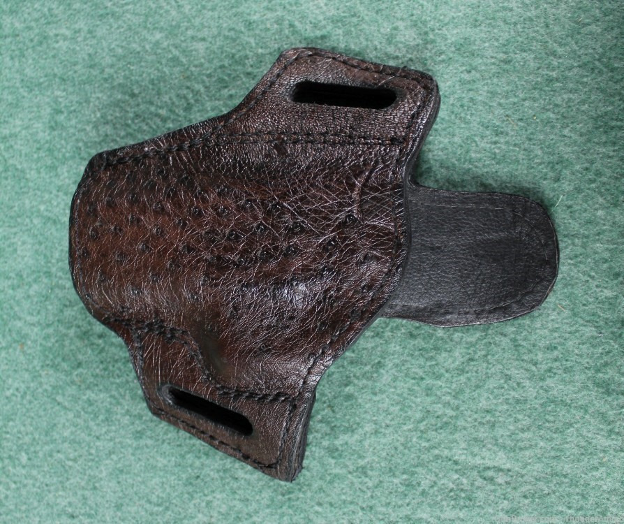 Ostrich Leather Left Handed Holster for HK USP Compact & P2000 Pistol -img-0