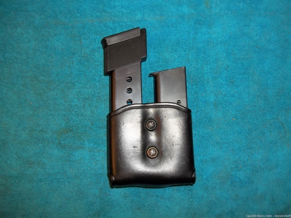 Galco Dual 45 Single Stack Magazine Pouch Colt 1911 Sig Sauer Kimber 45ACP-img-0