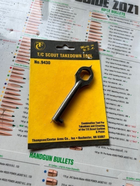 thompson center scout tool NOS FREE SHIP!-img-0