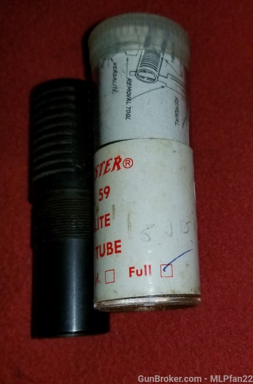 Winchester model 59 Versalite choke tube Full in tube with paperwork-img-1