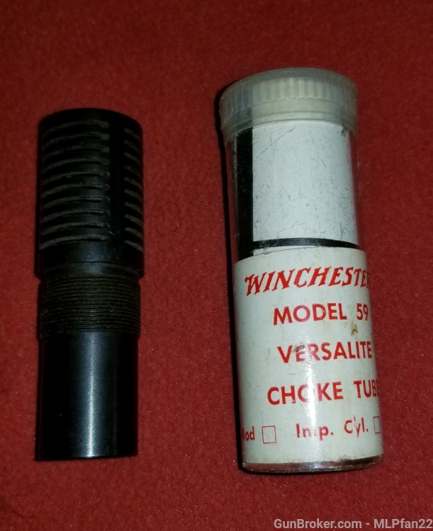 Winchester model 59 Versalite choke tube Full in tube with paperwork-img-0