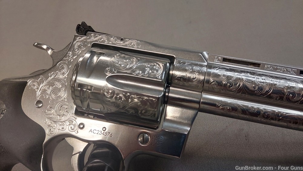 Colt Anaconda Engraved .44 Magnum 6rd Revolver 8" ANACONDA-SP8RTS-img-3