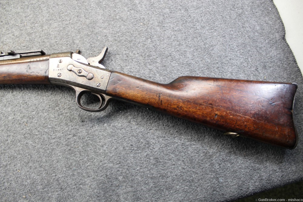 Nice Danish M/1867-96 11.35mm CF Remington Rolling Block Rifle M1867.45/70-img-4