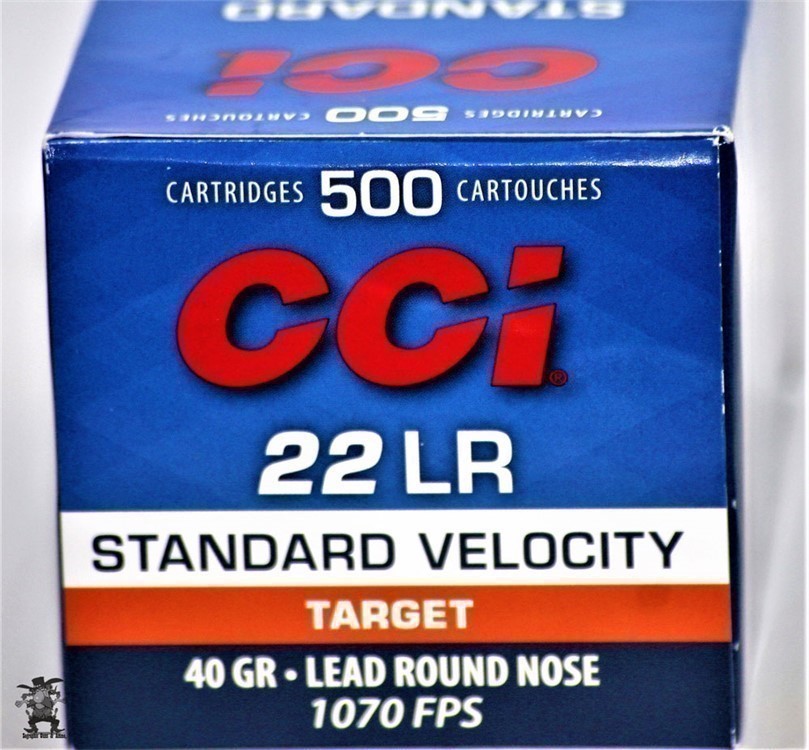 CCI 22 LR 40 Grain Standard Velocity Round NOSE 22lr STANDARD 500 RDS-img-0