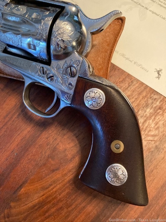 Colt SAA 41LC L.D. Nimschke Engraving Style High Condition 95% Colt Letter-img-1