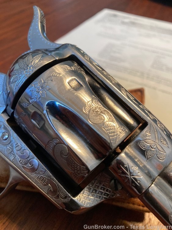 Colt SAA 41LC L.D. Nimschke Engraving Style High Condition 95% Colt Letter-img-11