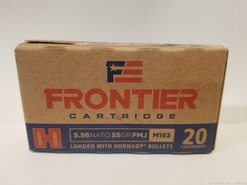 Frontier 5.56NATO 55GR Ammo 5-20rnd Boxes-img-1