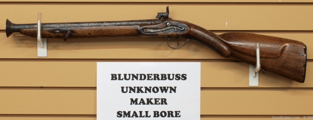 BLUNDERBUSS Smallbore Fowler ANTIQUE 1700's DISPLAY ONLY-img-0