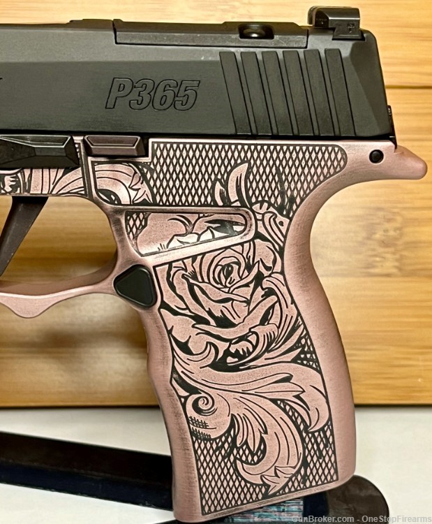 Sig Sauer P365XL Pink Rose Metal Frame 9mm Pistol-img-4