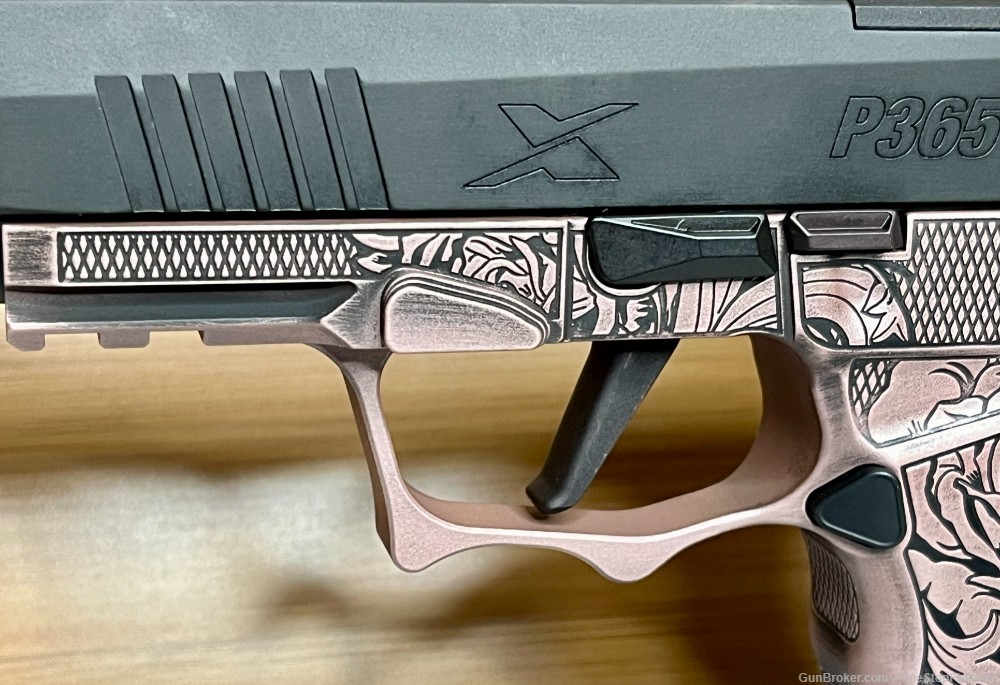 Sig Sauer P365XL Pink Rose Metal Frame 9mm Pistol-img-6