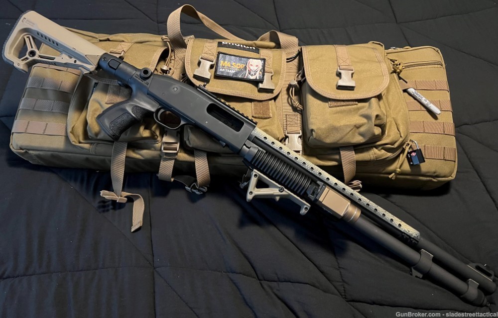 FDE VAPOR EYE MOSSBERG 590 A1 Heat Shield Shotgun A1 12 GA CUSTOM ROUGH MOD-img-10