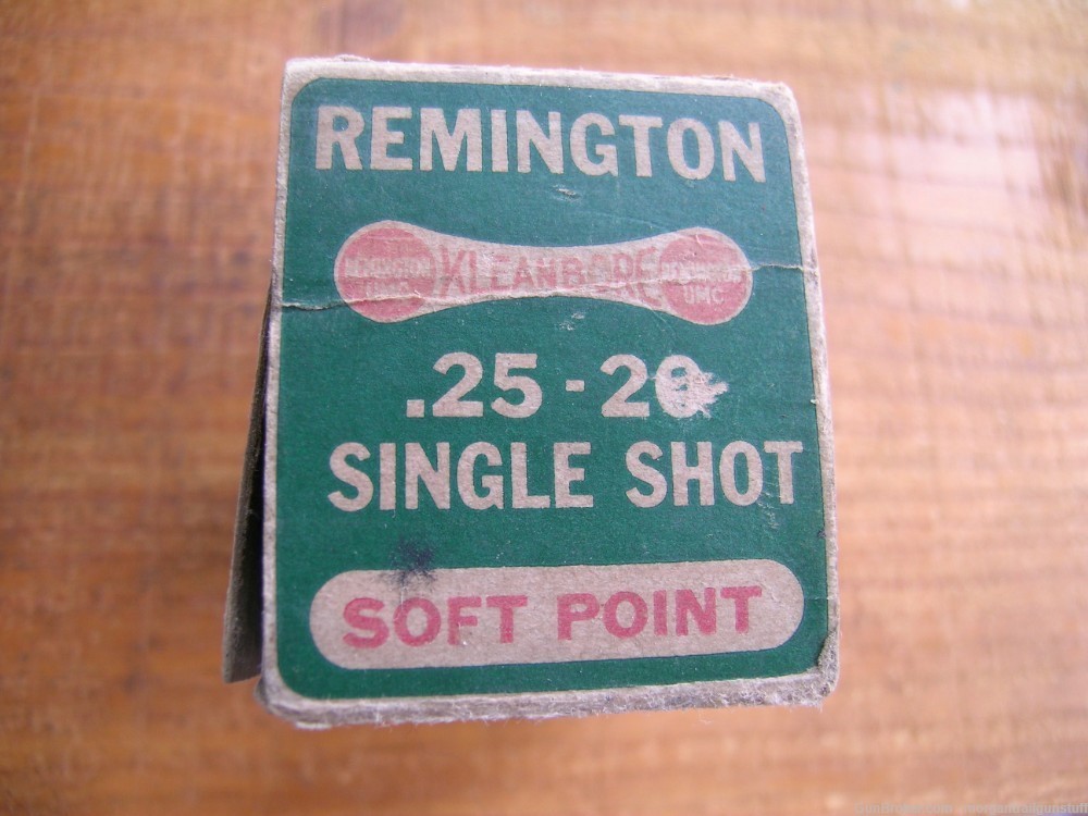 Vintage REM-UMC 25-20 Single Shot New primed Brass 50rds-img-5