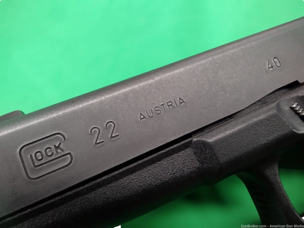 Glock 22 Gen 2 Complete in Tupperware Case in 40 S&W CAOK! NORES -img-6