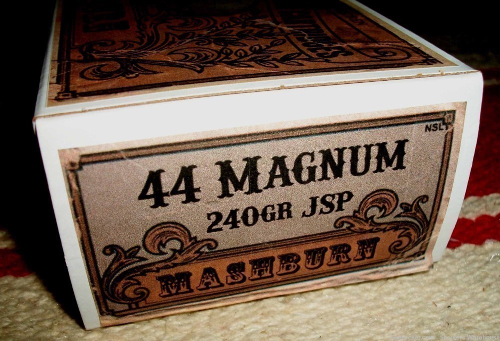 44 Magnum 240gr JSP Mashburn Cartridge Company 50rds-img-0