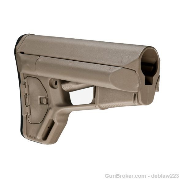 Magpul ACS FDE Collapsible AR-15 Stock Mil Spec MAG370-FDE-img-0