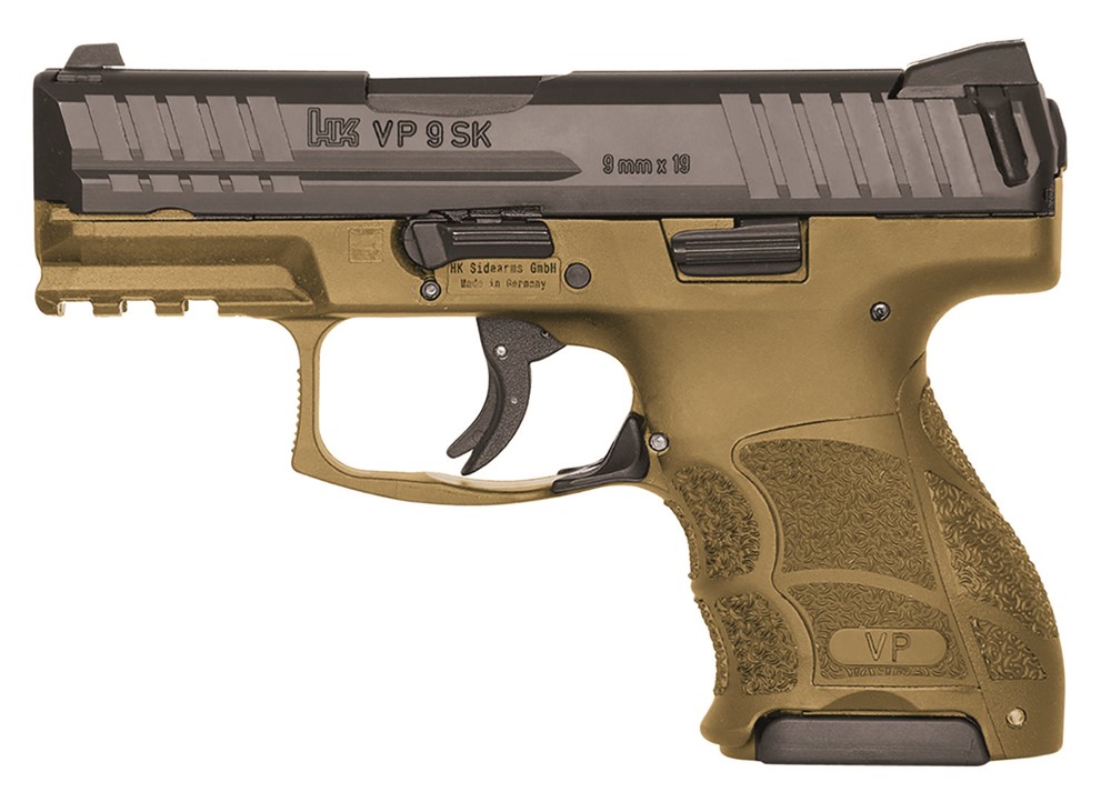 HK VP9SK 9mm Luger Pistol 3.39 FDE 81000095-img-0