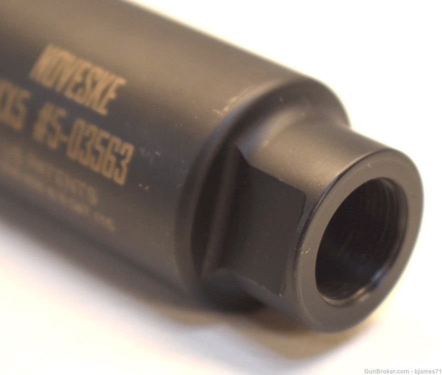 NOVESKE KX5 Flash Suppressor 5/8x24 FOR 300 BO, 6.8 SPC, or 7.62mm-img-3