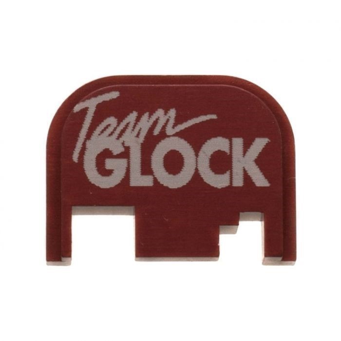 Glock Rear Slide Plate - Team Glock - Red-img-0