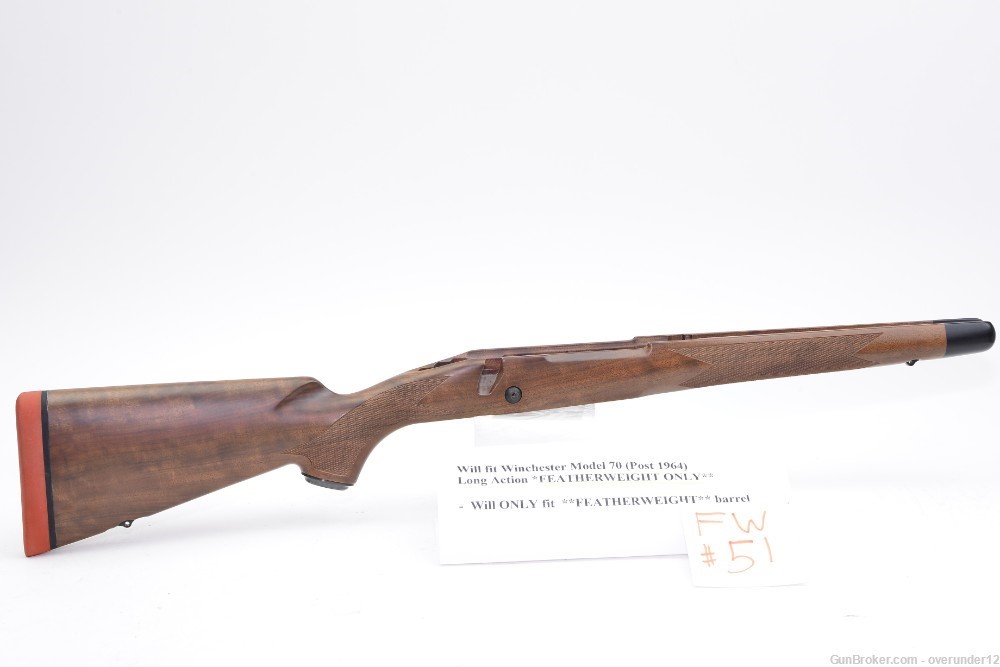 Winchester model 70 long action (Post 1964) Supergrade Featherweight rifle -img-0