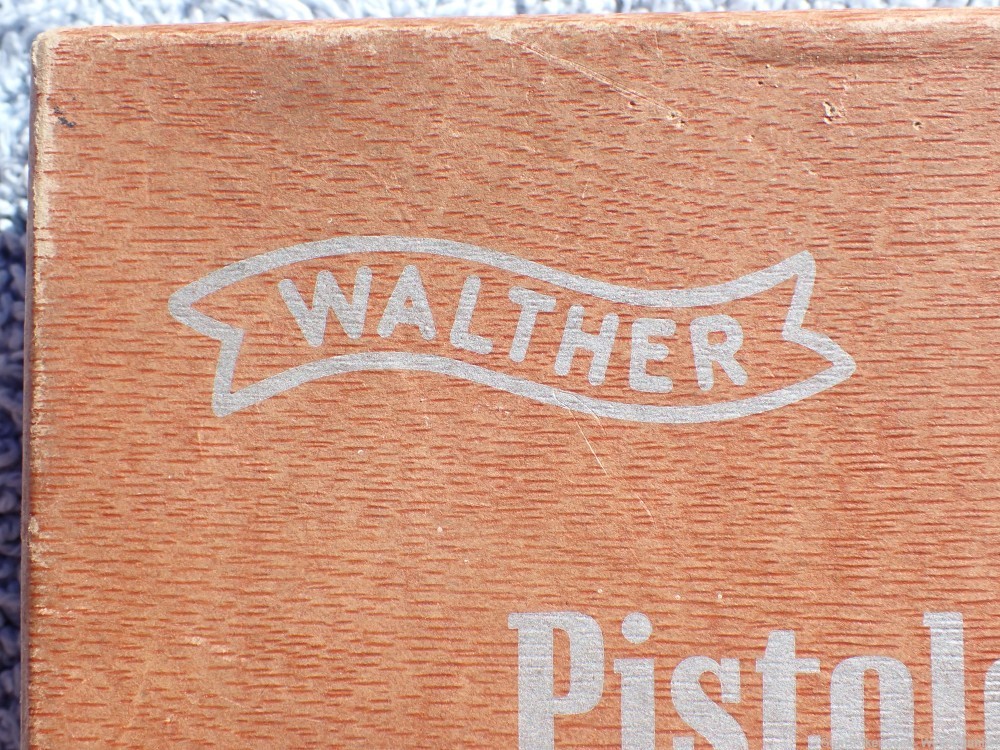 WALTHER P38 FACTORY 9MM TWO PIECE ORIGINAL BOX (RARE)-img-4
