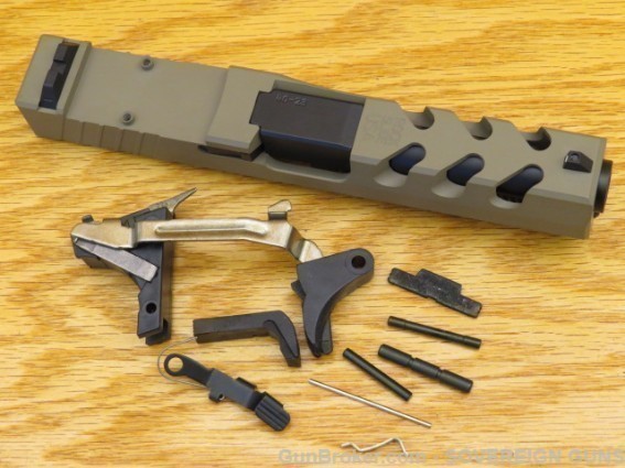 Rock Slide USA 9mm For Glock 19 with LPK. RMR. FDE-img-0