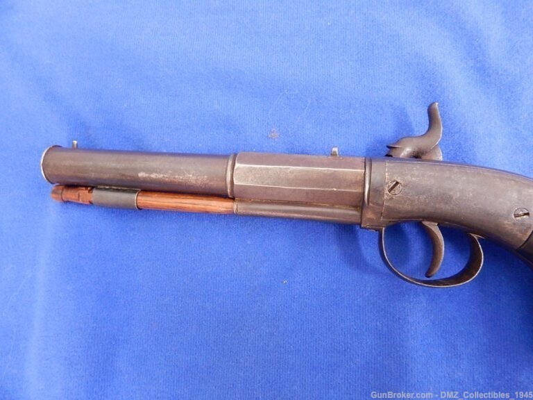 1840s-50s Allen Type 40 Caliber Percussion Single Shot Pistol-img-6