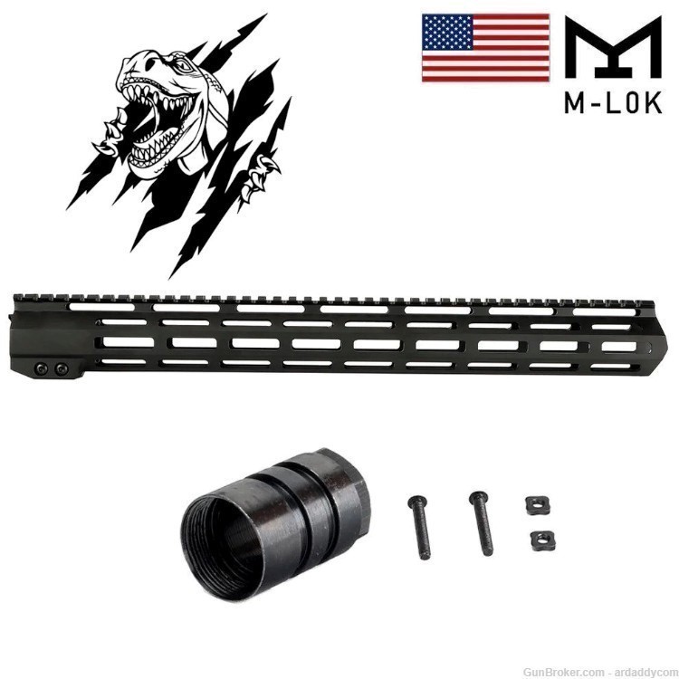 17 inch T-REX HANDGUARD FOR AR15 5.56 .223 300 BLACKOUT 17" M-Lok AR-15-img-0
