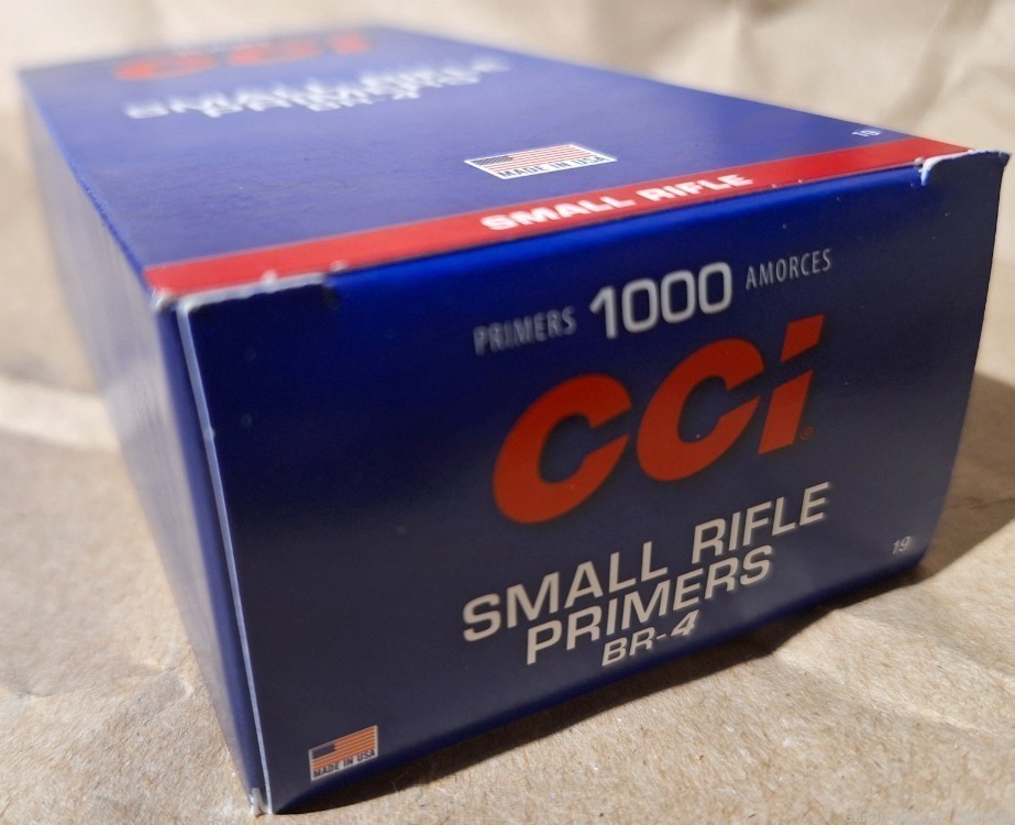 CCI PRIMERS small rifle primer BR-4 reloading BR4 223 556 308 match bench-img-1