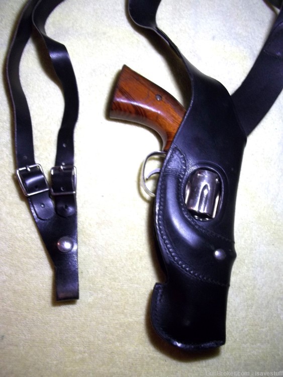 Vintage Bucheimer Military Issue R/H Shoulder Holster Smith Wesson 4" K fr-img-0