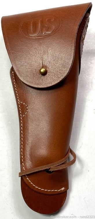 WWII US ARMY M1911 M1911A1 .45 PISTOL BELT HOLSTER-img-0