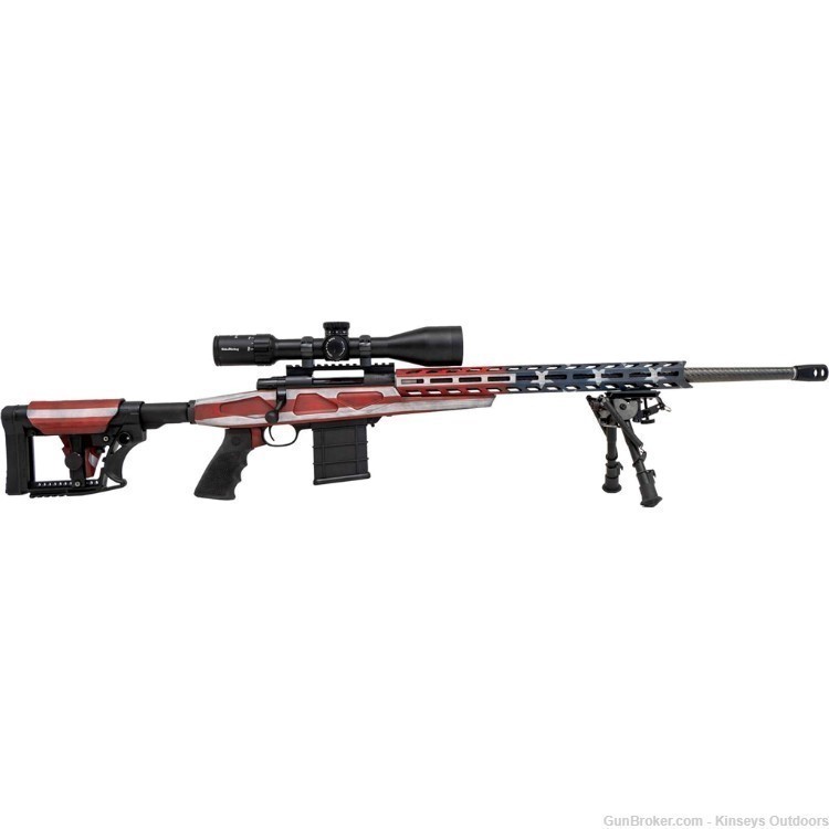 Howa M1500 APC Carbon Flag Rifle 6.5 Creedmoor 24 in. US Flag-img-0