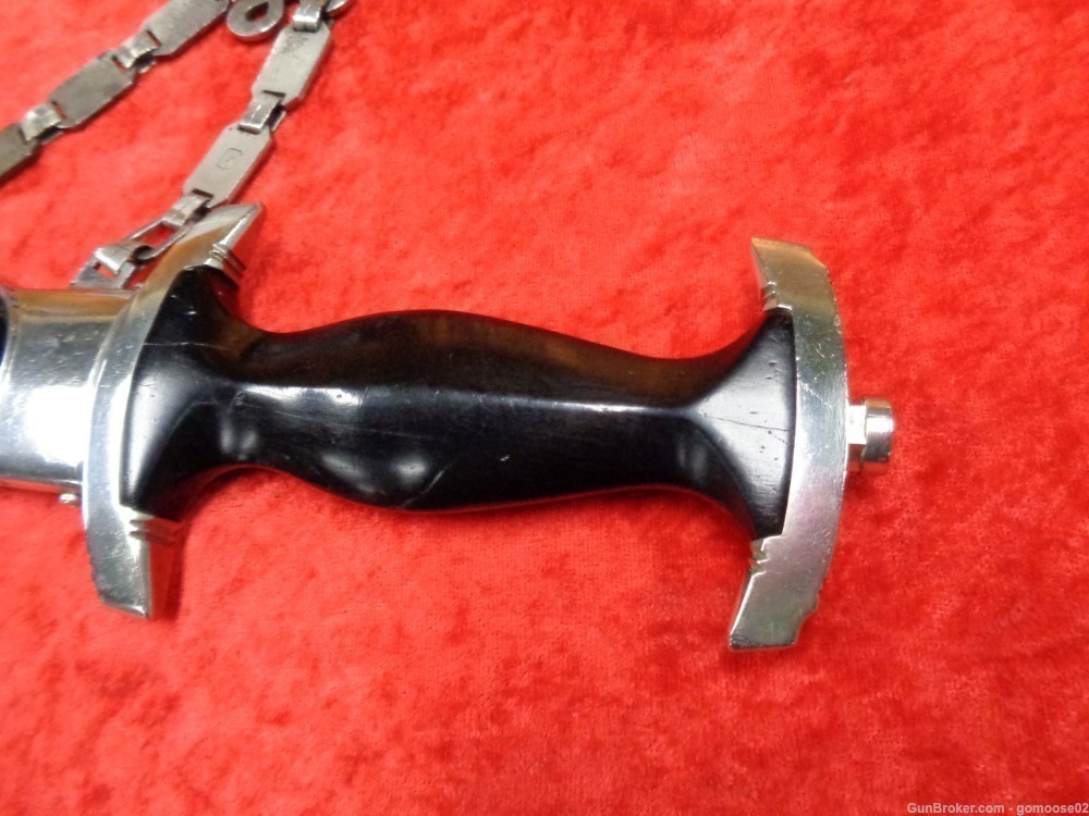 RARE German SS Chained Service Dagger M36 World War II Germany WWII I TRADE-img-11