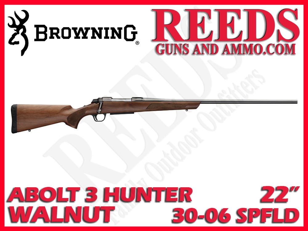 Browning Abolt 3 Hunter Walnut Blued 30-06 Spfld 22in 035801226-img-0
