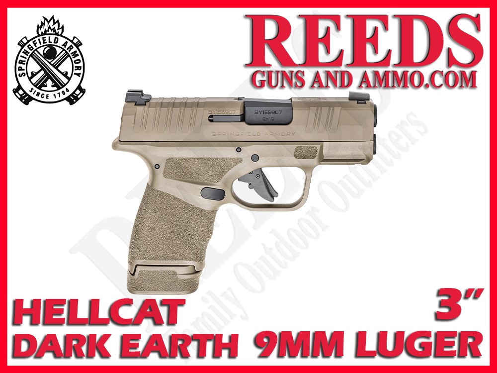 Springfield Hellcat Desert FDE 9mm 3in 2 Mags HC9319F-img-0