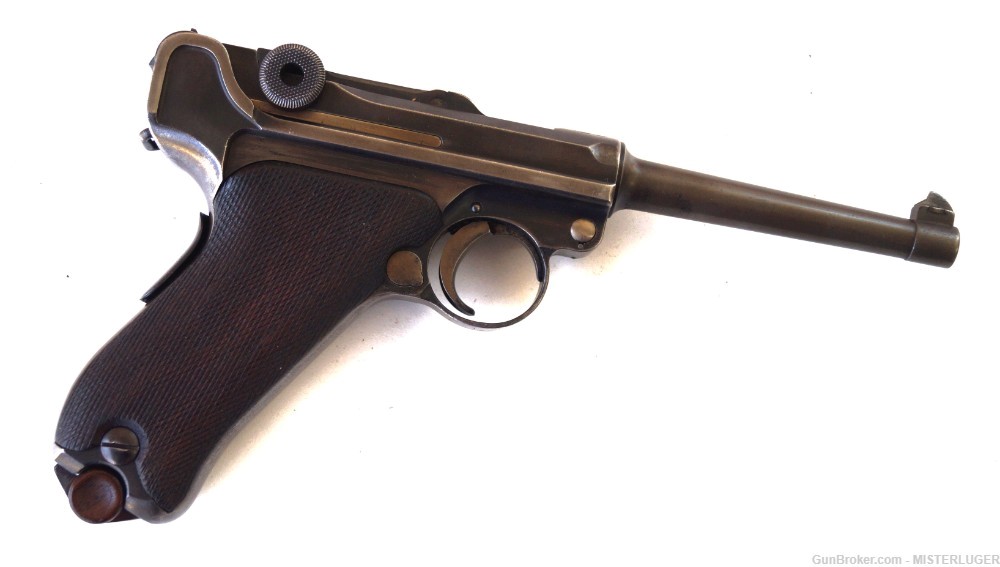 1917 DWM WWI MILITARY GERMAN LUGER WITH BRITISH MARKINGS-img-3