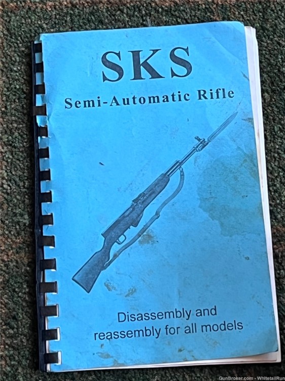 SKS SEMI-AUTOMATIC RIFLE DISASSEMBLY & REASSEMBLY FOR ALL MODELS MANUAL-USE-img-0
