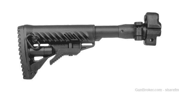 M4-MP5 Fab Defense M4 Folding Buttstock For MP5 - Tan-img-1