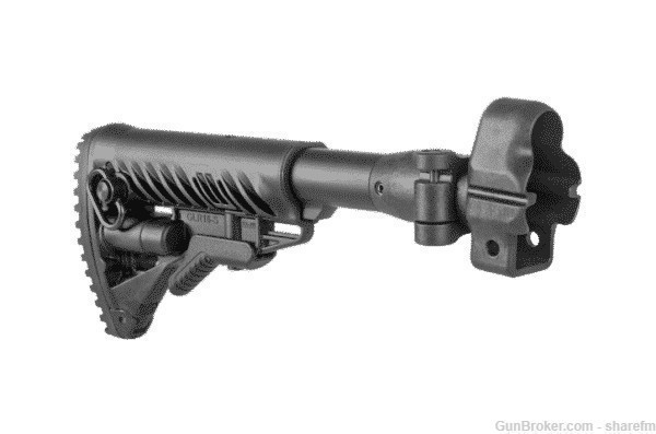 M4-MP5 Fab Defense M4 Folding Buttstock For MP5 - Tan-img-0