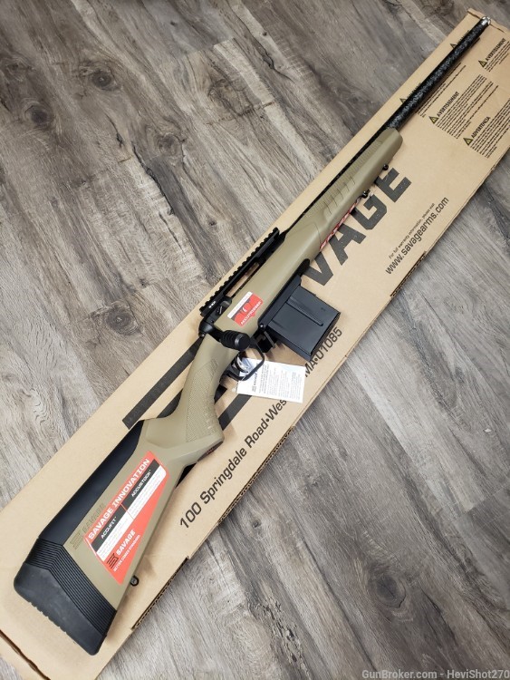 NEW Savage 110 Carbon Tactical 6.5 PRC FDE Dark Earth 24" 6.5prc-img-0
