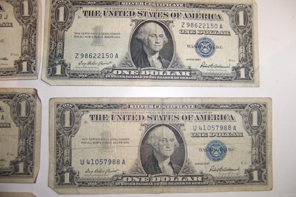 8- $1.00 silver certificates. USPS included-img-3
