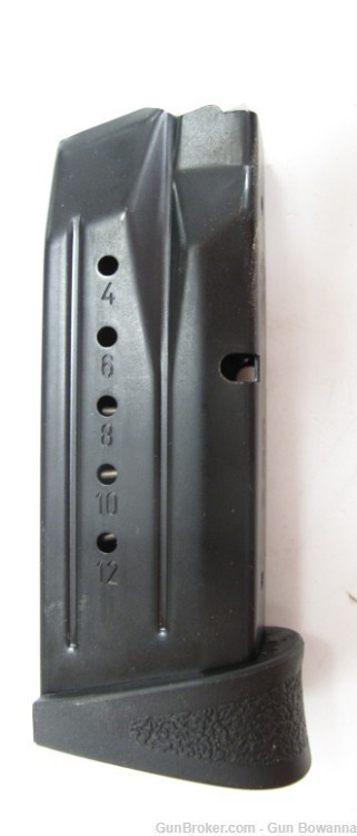 Smith Wesson MP9c M&P Compact 9mm 12rd Finger Rest magazine/Clip FREE SHIP-img-6