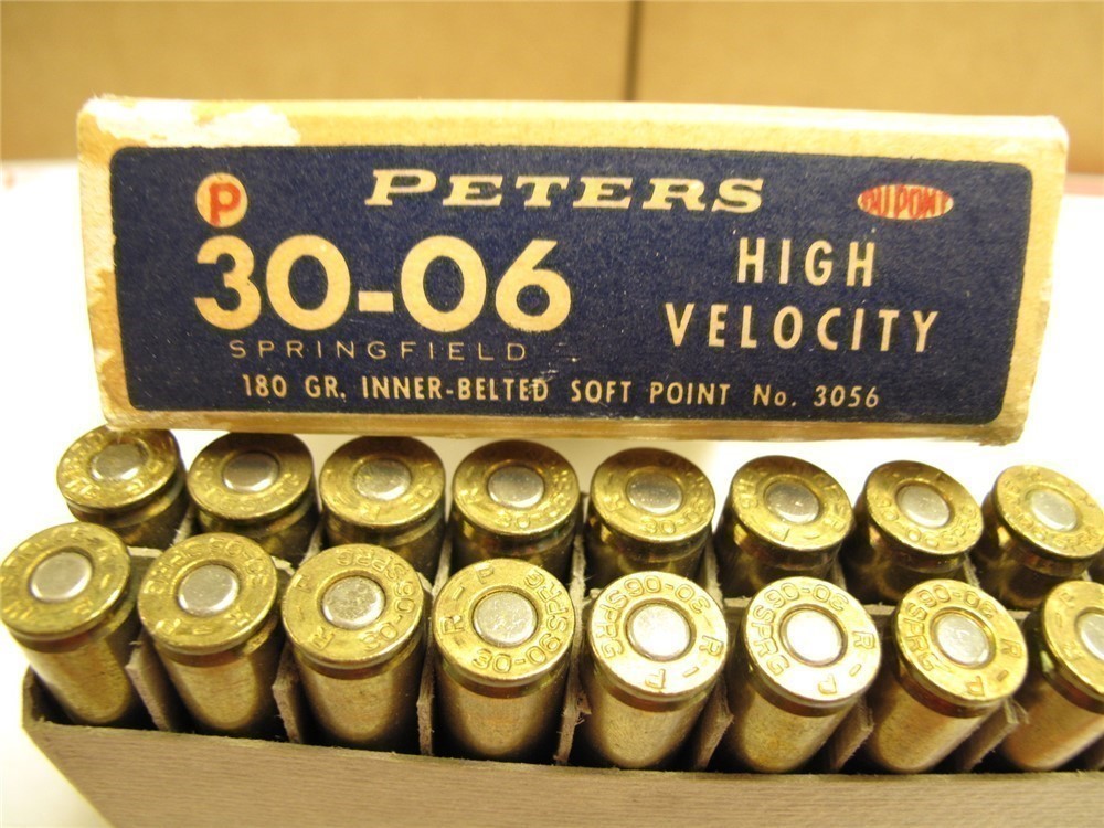 Remington Peters 30-06 3006 180gr Inner Belted 3056 Vintage-img-3