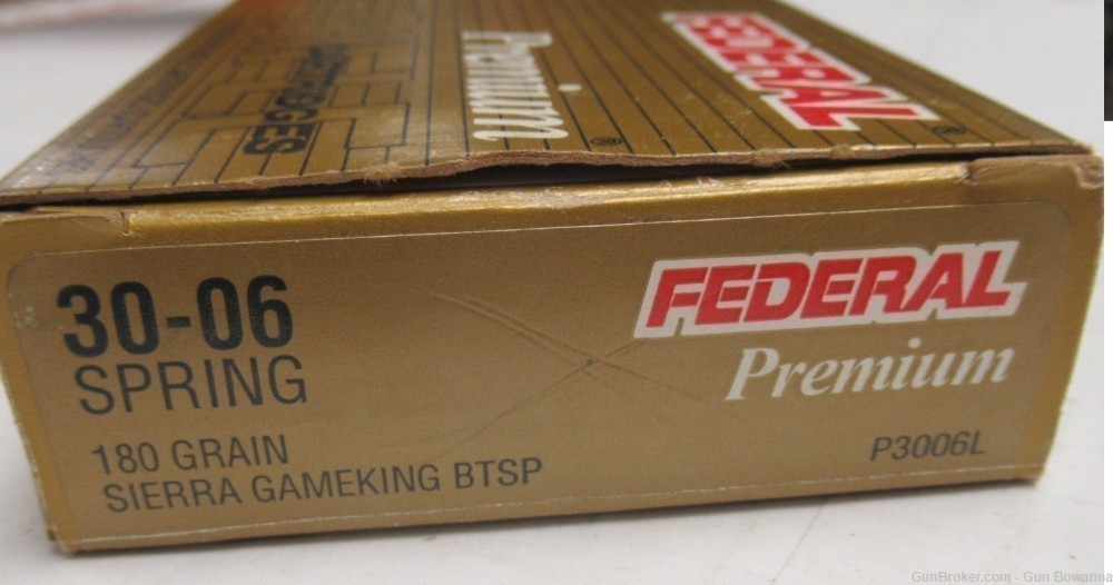 Federal 30-06 180gr Sierra Game King Boat Tail SP -P3006L-Partial Box 15rds-img-0